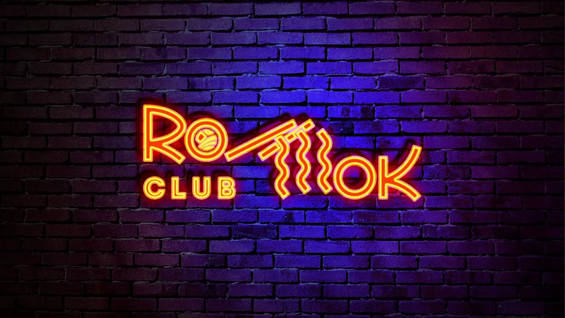 Разработка интерьерной вывески суши-бара «Roll Wok Club» в Мамадыше